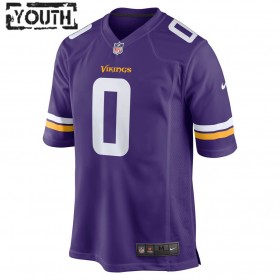 Lasten Minnesota Vikings NFL Pelipaita Kellen Mond 0 Nike Violetti 2021 NFL Draft